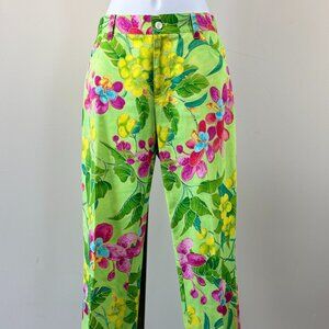 Ralph Lauren Cotton Floral Five Pocket Pant